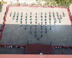 Trường PTDTBT THCS Keo Lôm tham gia hội thi Dân vũ