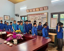 THẮP SÁNG LÝ TƯỞNG TUỔI TRẺ CỦA ĐOÀN VIÊN  TRƯỜNG PTDTBT THCS KEO LÔM